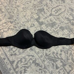 Victoria's Secret Black Strapless Bra